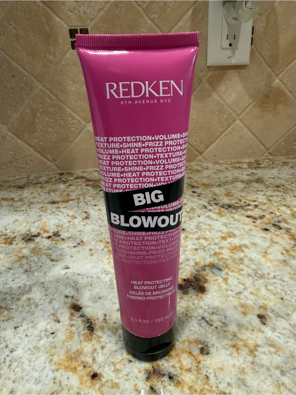 Redken Big Blowout Heat Protecting Jelly - Bright Pink